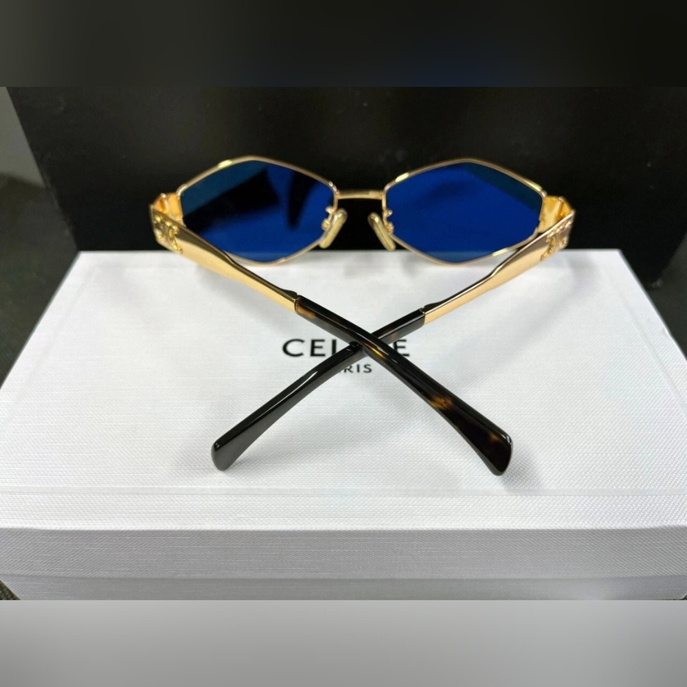 Celine Triomphe Metal Sunglasses - Picture 4 of 7